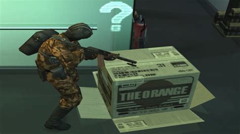 metal gear solid hiding in a box|peace walker cardboard box.